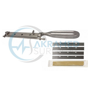 Juego de Instrumentos Quirúrgicos Dermatológicos Akramed, 5 Cuchillas de Acero Inoxidable, Bisturí para Injertos de Piel, Manual, Certificado CE, Herramienta Médica - Product Image 5