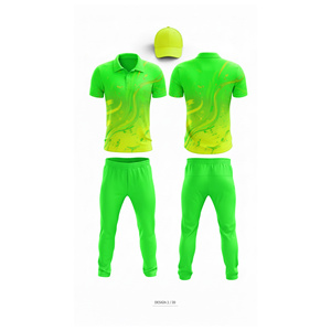 Breathable Polyester Sublimation <b>Cricket</b> Uniform Custom | Men Women Youth <b>Cricket</b> Wears Polo Shirt and Trouser Full Team Outfit - Product Image 5