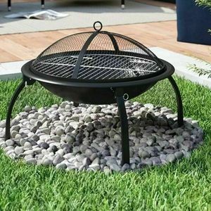 Linea Exports Inc. Brasero de Metal de Última Tendencia, Duradero y Portátil, Ideal para Patio, Jardín y Reuniones al Aire Libre - Product Image 1