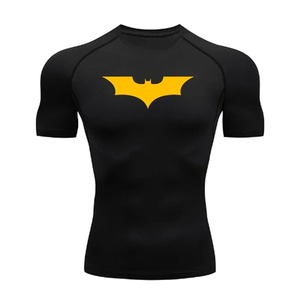 Nouveauté 2026 : T-shirts de compression pour hommes imprimés, respirants et antibactériens en Spandex/Polyester, personnalisables avec logo – Collection Printemps, Vente Flash - Product Image 1