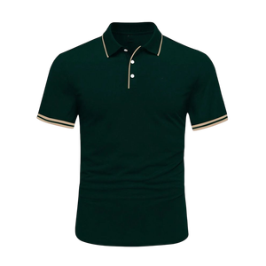 Camiseta Polo Clásica para Hombre de Alta Calidad, Suave y Cómoda para el Verano, con Logotipo Bordado Personalizado, Polo Liso para Venta al Por Mayor - Product Image 6