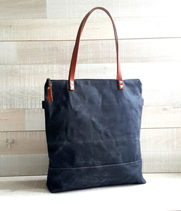 Sac fourre-tout en cuir et toile, style décontracté, sac à bandoulière en toile, pour voyage, travail, shopping, grande capacité, broderie ouverte, LCTB-0049 - Product Image 1