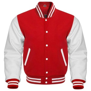 Vestes de baseball unisexes personnalisées de haute qualité pour le printemps et l'automne, style streetwear décontracté, boutonnées sur le devant, design color block, respirantes - Product Image 2