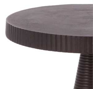 Mesa de Centro Redonda Moderna de Estilo Elegante, 20 Pulgadas de Altura, Mueble Decorativo para Sala de Estar - Product Image 2