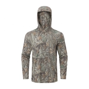 Camisetas de Caza de Manga Larga para Hombre con Diseño Personalizado y Estampado Digital de Camuflaje Mossy Oak Bottomland al por Mayor - Product Image 2