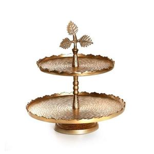 Expositor de metal de diseño moderno y lujoso para pasteles y cupcakes, venta al por mayor para fiestas de cumpleaños y bodas - Product Image 1