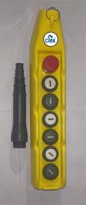 CMK <b>Push</b> <b>Button</b> Pendant Station for EOT Crane PLN Series IP65 Rated 3 Phase Hoist Control <b>Switch</b> 5A Contacts OEM - Product Image 2
