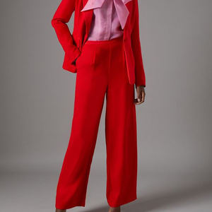 Jeans de Cintura Alta para Mujer, con Múltiples Bolsillos, Corte Holgado, Estilo Cargo, Elásticos, de Mezclilla, Pierna Recta - Product Image 4