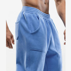 Pantalon de jogging pour homme avec logo personnalisé, coupe classique en coton, streetwear, respirant, avec poches - Product Image 3