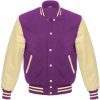 Custom <b>Men</b> Grey Wool Varsity <b>Jacket</b> with Black Leather Sleeves – Letterman Baseball <b>Jacket</b>, College Outerwear Manufacturer - Product Image 5