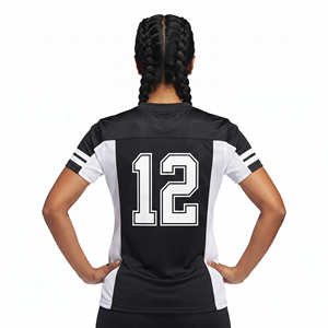 Maillots de football personnalisés pour femmes, maillot de football léger pour femmes, maillot de football à col en V pour femmes - Product Image 2