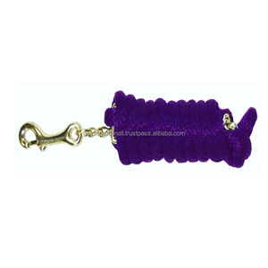 Cuerdas de plomo de algodón de alta calidad para caballos Cuerdas y accesorios de plomo de caballo de algodón personalizadas a presión de aleación resistente - Product Image 2