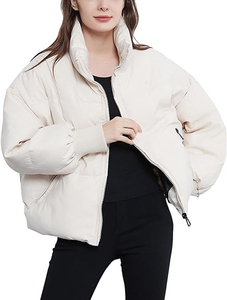 Chaqueta de Plumón Personalizada OEM para Mujer, Chaqueta Ultraligera con Cuello Alto, Chaqueta de Plumón para Invierno - Product Image 3