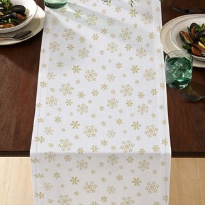 Floral Printed Classic Design Christmas Table <b>Runner</b> For Dining Table With Custom Size And Design Rectangle - Product Image 1