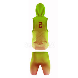 Ensemble d'uniformes d'entraînement et de match 7v7 personnalisés, tissu en polyester respirant de qualité supérieure, style athlétique moderne, en vente en ligne - Product Image 3