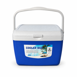Glacière rigide isotherme étanche CAMPMATA CM103-13L de 13 litres avec poignée de transport pour le camping, la plage et la pêche - Product Image 3