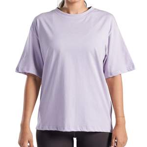 Women Oversized T Shirt Regular Fit Casual Gym Wear Breathable Soft Cotton Fitness Yoga <b>Running</b> Sports Print for T Shirt - Product Image 1