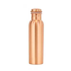 BURAQ HANDICRAT Copper Water <b>Bottle</b> 1L Design for Travel - Product Image 3