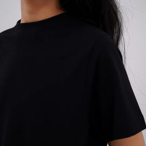 Camisetas pesadas para mujer, camiseta informal para mujer, camiseta de gran tamaño para mujer, camisetas cómodas de algodón 100% con cuello redondo - Product Image 4