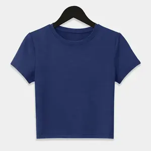 Camiseta gráfica ajustada con logo personalizado para mujer, camisetas deportivas, camisetas cortas para mujer, camiseta para mujer - Product Image 6