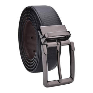 Durable Trendy Men's Belt Genuine Leather Causal <b>Dress</b> Belts With Classic Single Alloy Buckle Men' - Product Image 2