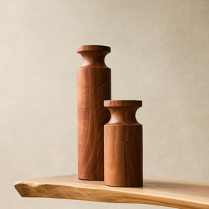 Jarrón Decorativo de Madera Maciza Hecho a Mano, Jarrón Moderno de Madera para Flores, Decoración del Hogar, Centro de Mesa para Sala de Estar y Decoración de Interiores - Product Image 5
