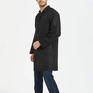 Blouse médicale classique à manches longues pour femme, uniforme d'infirmière, veste de laboratoire - Product Image 3