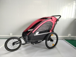 Remolque para Perros de Aleación de Aluminio para Bicicleta (Exploración Urbana) con Suspensión Independiente y Capacidad de Carga de 35 kg para Aventuras en Senderos - Product Image 2
