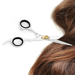 Ciseaux de coiffure professionnels 2024 de haute qualité en acier inoxydable chirurgical Tegra, 6 pouces, pour droitiers, 28 dents, manche moyen - Product Image 6