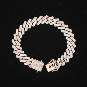 Bracelet gourmette de luxe en argent sterling 925 avec diamants Moissanite, bijoux de créateur sertis de pierres pour hommes et femmes - Product Image 6