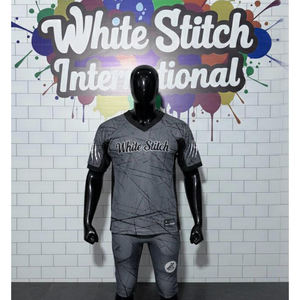 Uniforme de Fútbol Americano Retro del Club 0708 al por Mayor, Jersey de Fútbol de Manga Corta Transpirable de Alta Calidad 100% Poliéster - Product Image 3