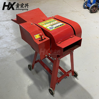 Nouvelle machine à hacher l'herbe électrique à haute productivité, capacité de 400 kg/h pour la production d'ensilage, petite et moyenne exploitation laitière