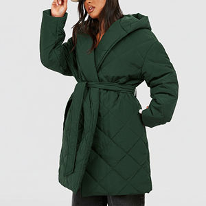 Chaqueta bomber estilo nuevo, talla grande, cálida, cortavientos de invierno, chaqueta acolchada de plumón, chaqueta de burbujas personalizada para mujer. - Product Image 5