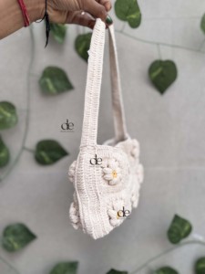 Nouveau Sac de Plage Carré en Paille Tressée Façon Crochet, Style Bohème, Fait Main, Design Unique et Élégant pour Femme - Product Image 2