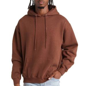 2025 New Premium Fleece Men's Hoodies 450grams Oversized Cotton Heavyweight Half Zip Custom Unisex Anti-Shrink Winter Digital - Product Image 1