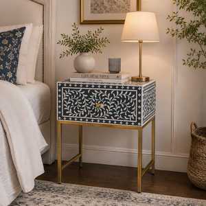 Handmade Bone Inlay Coffee Table Luxury Living Room Furniture - Product Image 4