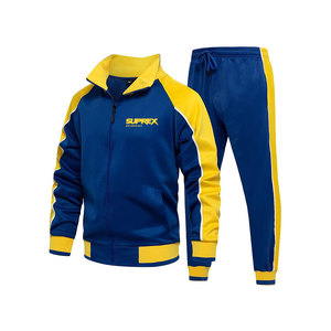 Conjunto Deportivo Informal de Invierno para Hombre, Uniforme de Entrenamiento Sólido, Ropa Deportiva Ligera de Secado Rápido, Ropa Deportiva de Gimnasio, Ropa Deportiva Atlética de Moda - Product Image 1