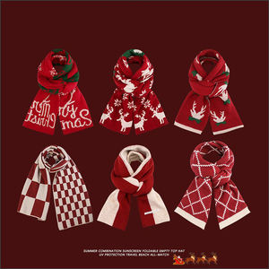 Adventure Unisex Knitted Scarf - Durable Cold Weather Wrap - Custom Logo Soft Knit Outdoor <b>Neck</b> <b>Warmer</b> - Product Image 5