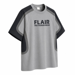 T-shirt de sport respirant pour homme, 100% coton, écologique, de qualité supérieure |   T-shirt de sport en tissu éponge à col rond et manches courtes |   T-shirt - Product Image 4