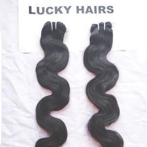 Unprocessed Raw <b>One</b> Single Donor Virgin Cuticle Aligned Natural Body Wave Black No Chemical From Indian Human <b>Hair</b> <b>Extensions</b> - Product Image 4
