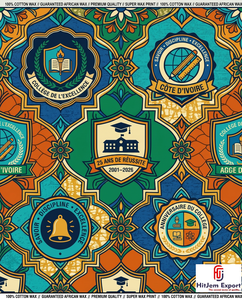 Custom African Wax Print Fabric Manufacturer School Anniversary Convention Uniform Celebration Fundraising <b>Textile</b> Supplier - Product Image 3
