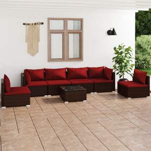 Set da giardino Cinnamon Red in colore marrone - Product Image 1