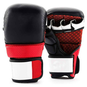 MMA Sparring Gloves High Performance <b>Open</b> Finger Sports Gloves Premium Foam Padding Flexible Design Comfortable Hand Protection - Product Image 1