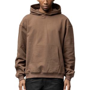Hoodies en gros à faible MOQ, en molleton de coton épais, coupe oversize, en French Terry, à épaules tombantes, pour hommes - Product Image 1