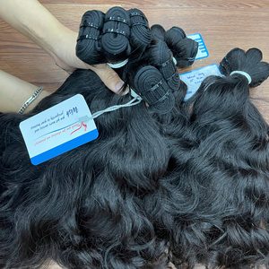 Proveedor de Cabello Natural, Cabello Ondulado Natural en Trama, Paquetes de Cabello Natural Doblemente Tramado, Color Negro Natural - Product Image 6