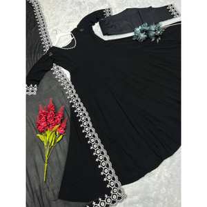 ชุดราตรีอนาลกาลี XL ชุดและกางเกงสำหรับปาร์ตี้สวยๆพร้อม Dupatta - Product Image 4