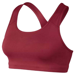 Women's Red Sports Bra with Cross Back Design for Fitness and Workouts - Product Image 1
