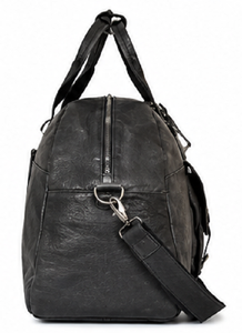 Black Genuine Leather Sport Duffel <b>Bag</b> Vintage Travel Luggage Premium Gym <b>Bag</b> Luxury <b>Overnight</b> <b>Bag</b> Mens Weekender - Product Image 3