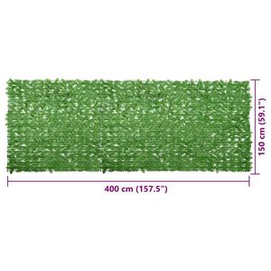 Grand écran de balcon en polyéthylène vert durable, plante artificielle durable pour la décoration du balcon - Product Image 6
