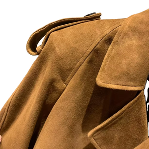 Custom <b>Women</b> <b>Suede</b> <b>Jacket</b> Luxury Faux Leather Coat Fashion Streetwear Winter Outerwear Manufacturer - Product Image 5